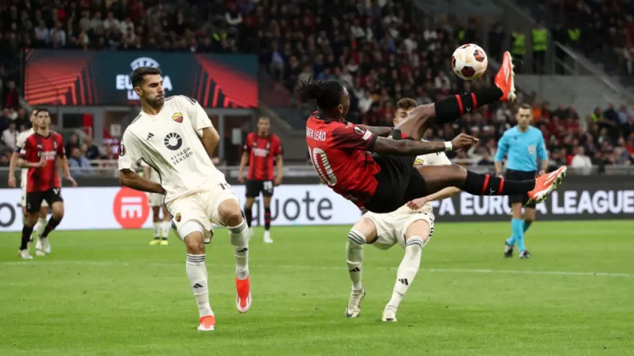 Изненада в Лига Европа: Милан загуби - бранител на Рома застана над всички в топ 5 на Европа