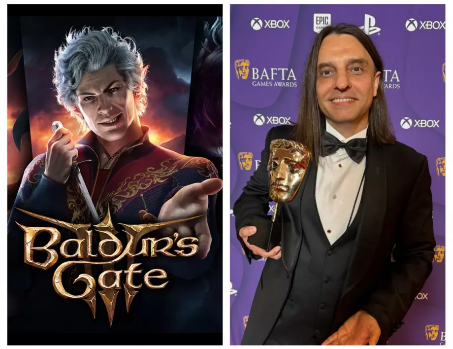 Борислав Славов спечели награда БАФТА за музиката към "Baldur's Gate 3" (СНИМКА+ВИДЕО)