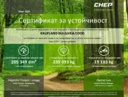 239 тона въглеродни емисии е спестила Kaufland България през 2023 г. от използването на палети за многократна употреба