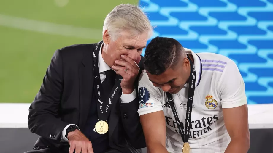 "Той започна да плаче" - само сълзите на Карло Анчелоти накарали Каземиро да се замисли за напускането на Реал Мадрид