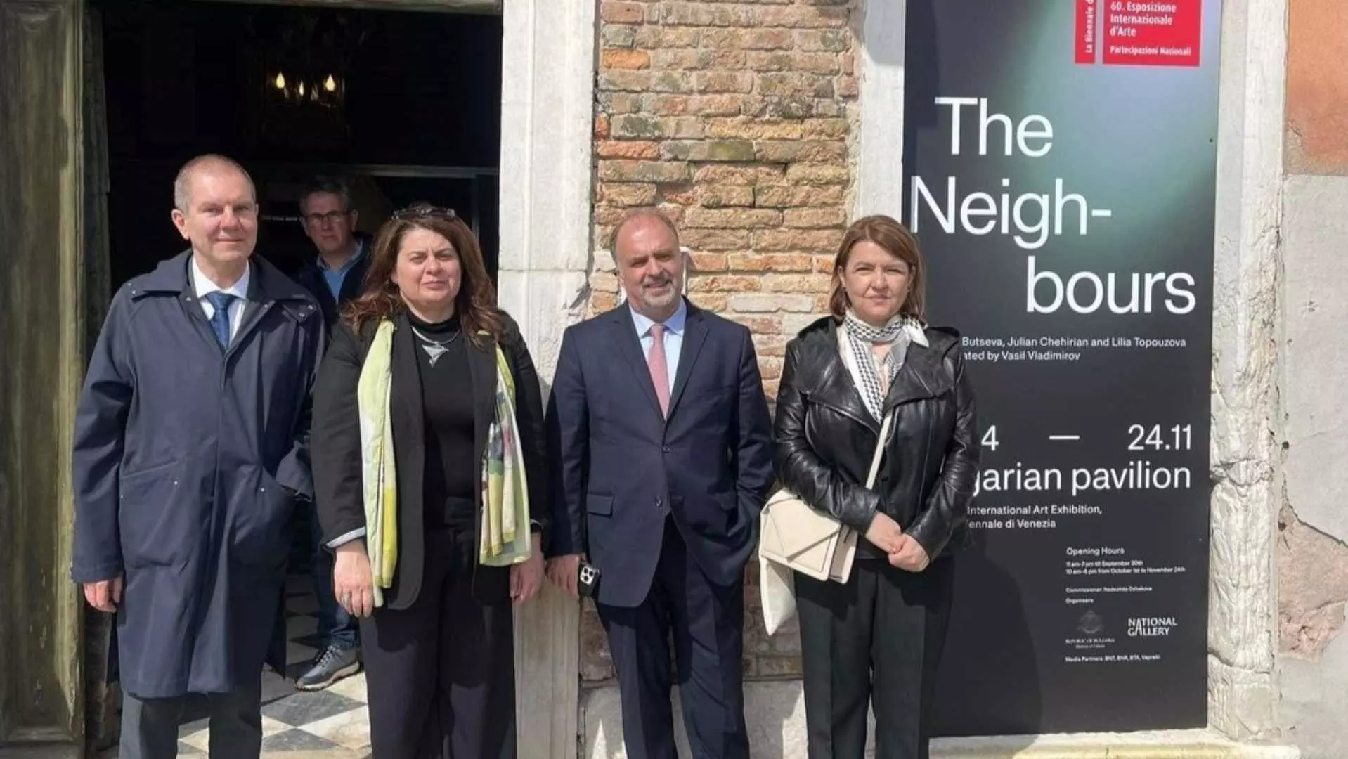Министър Найден Тодоров откри българския павилион на Венецианското биенале 