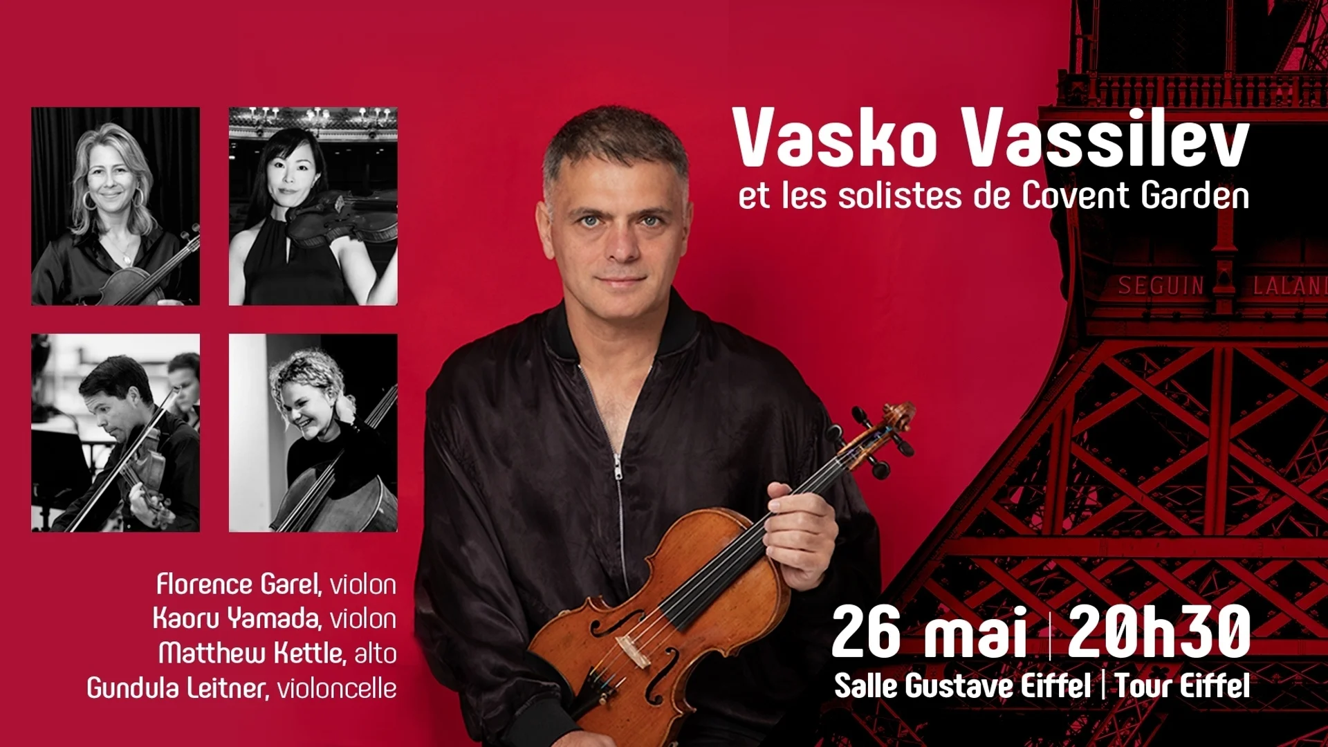 Васко Василев с концерт на Айфеловата кула по случай 24 май