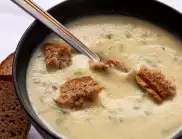 Страхотна КРЕМ супа от картофи, праз и сметана