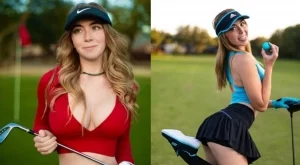 Милиони плакнат очи по голфърка, която умее да държи здраво стика (ВИДЕО И СНИМКИ) 