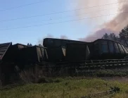 Пак: Товарен влак дерайлира в Русия (ВИДЕО)