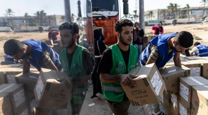 САЩ започна доставка на хуманитарна помощ по въздух за Ивицата Газа