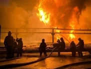 15 часа не може да бъде изгасен пожар в Киев след руска ракетна атака (СНИМКИ)