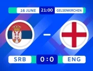 Бой с маси и столове преди мача Сърбия - Англия на ЕВРО 2024 (ВИДЕО)
