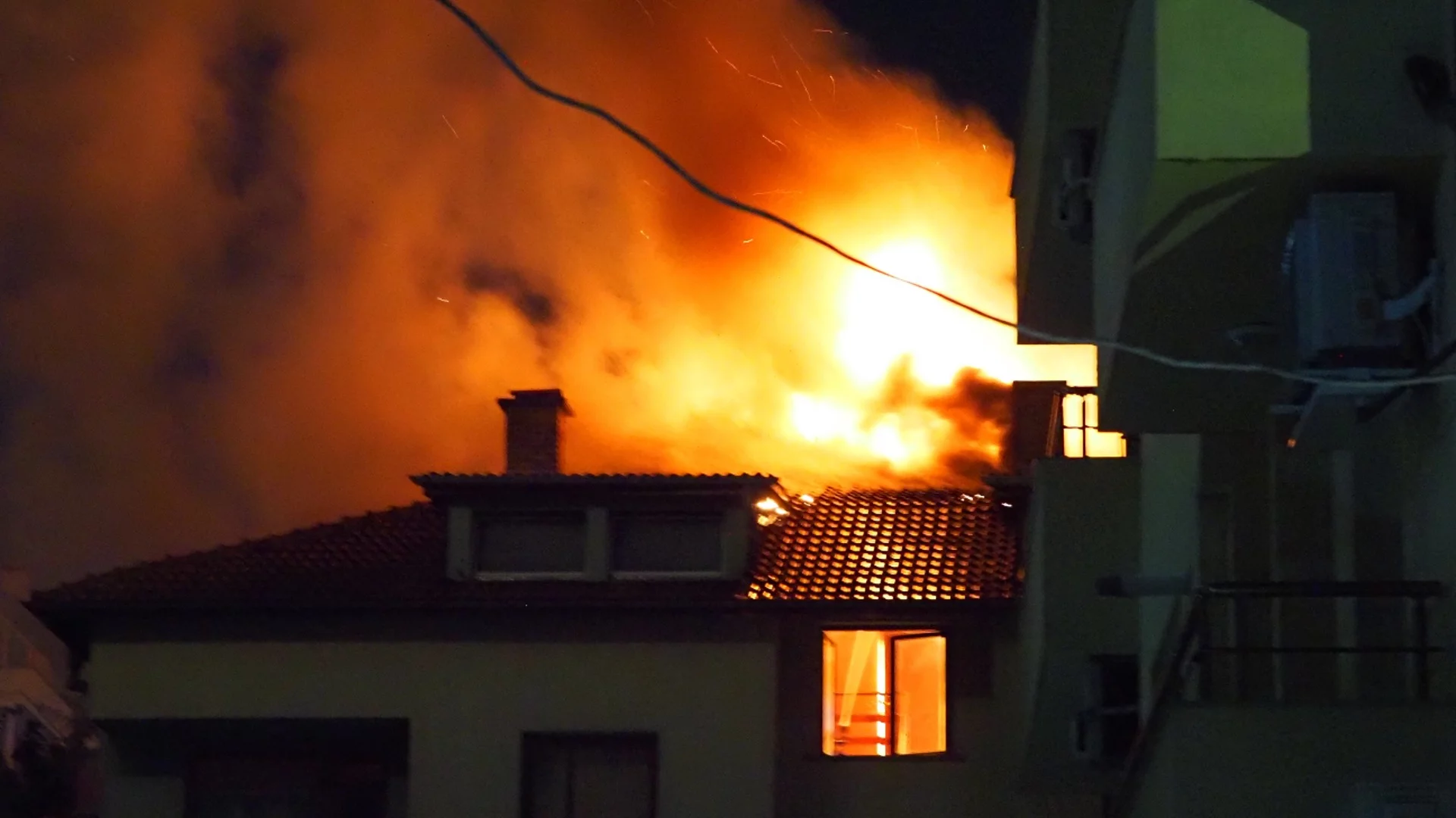 Голям пожар избухна в Русе 