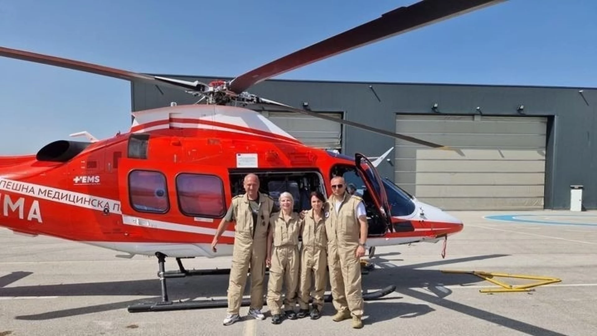Медицинският ни хеликоптер с поредна успешна мисия