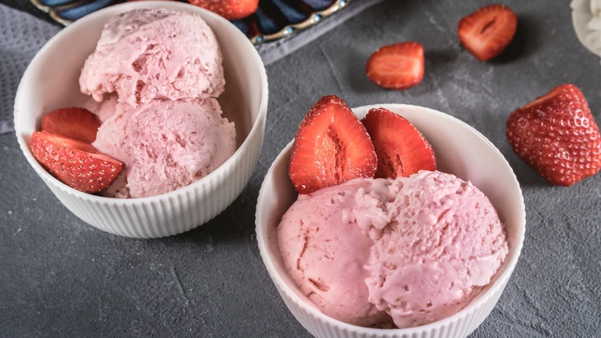 Най-бързият и лесен ягодов сладолед