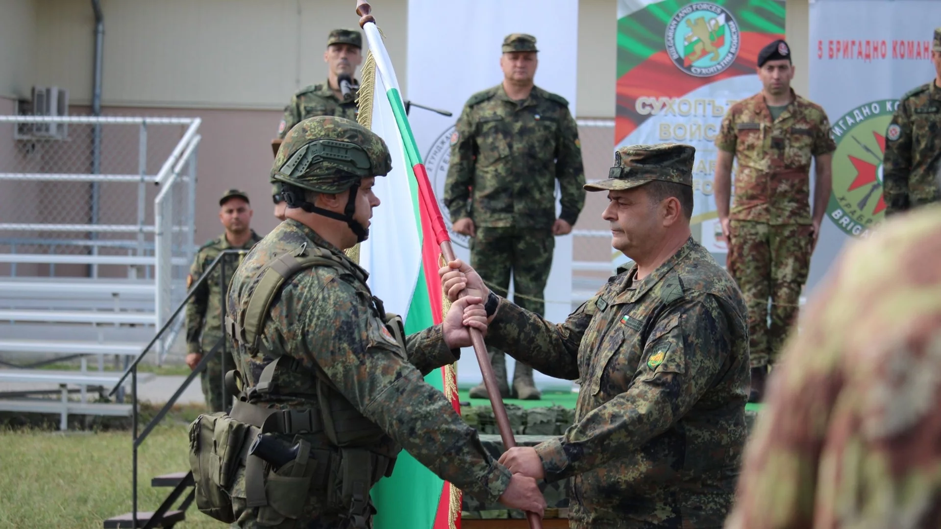 Ротация на българския контингент от състава на Многонационалната бойна група в България