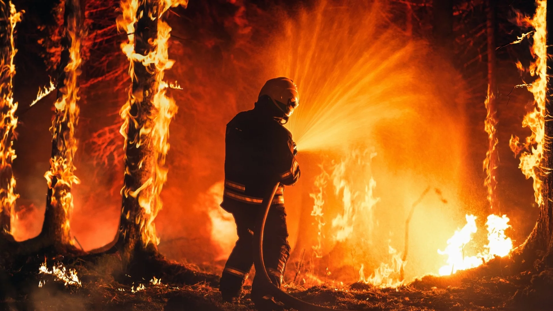 Пожарът в Гърция отново достигна до България