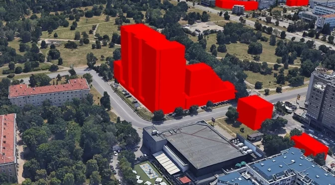 Вдигат 56-метрова сграда в Студентски град, визата е от 2022 г. (СНИМКИ)