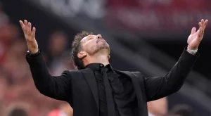 Гол в самия край прати Диего Симеоне в екстаз и продължи серия на Атлетико Мадрид (ВИДЕО)