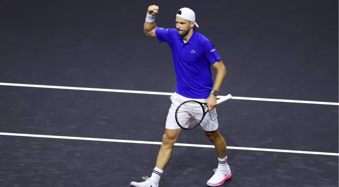 След триумфа на Laver Cup: Григор Димитров редом до Федерер, Надал и Джокович