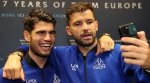 "Ще се покажа чисто гол, ако...": Григор Димитров и шантавото му обещание към Карлос Алкарас (ВИДЕО)