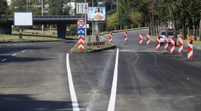 Пускат движението при детелината на бул. „България“