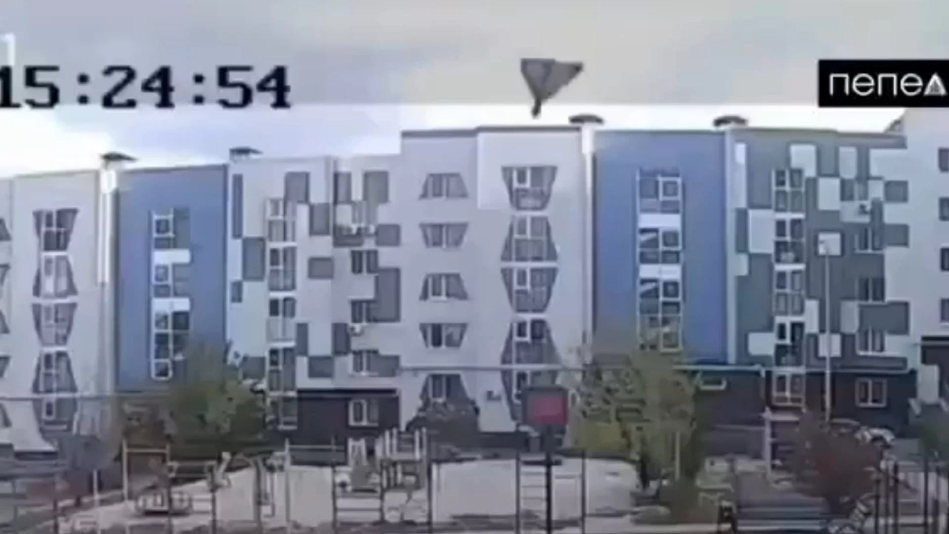 Руски дрон "Шахед" е поразил жилищна сграда в Белгород (ВИДЕО)