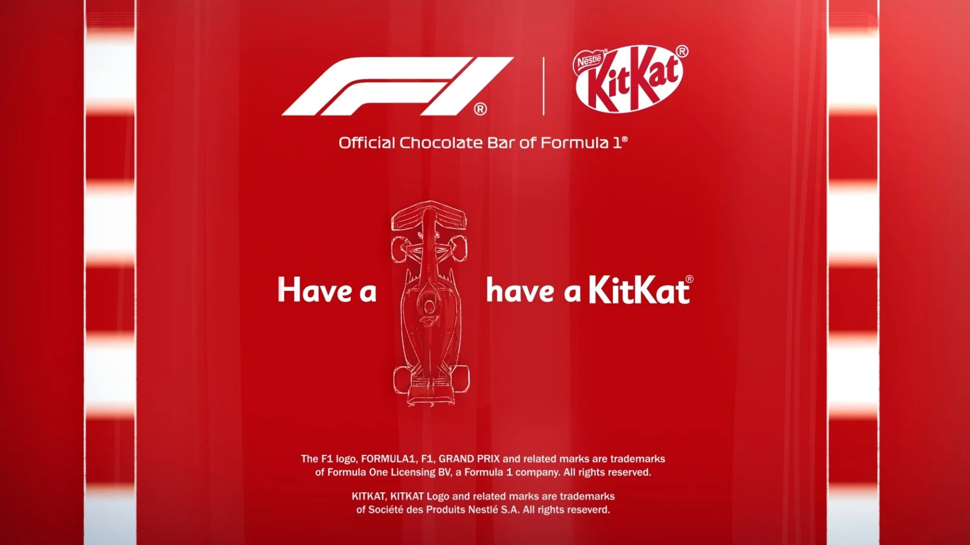 KitKat® става официалния шоколадов десерт на F1®