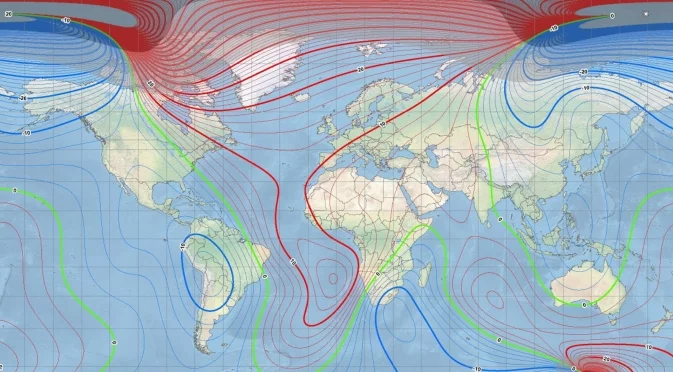 Северният магнитен полюс на Земята не иска в Русия: движението му към Сибир рязко се е забавило