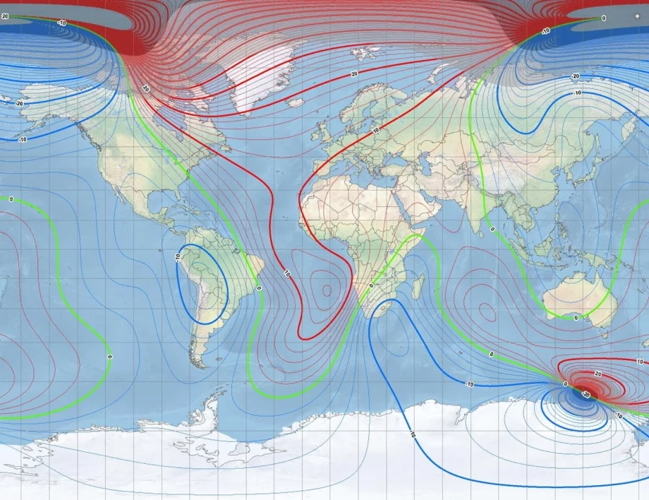 Северният магнитен полюс на Земята не иска в Русия: движението му към Сибир рязко се е забавило
