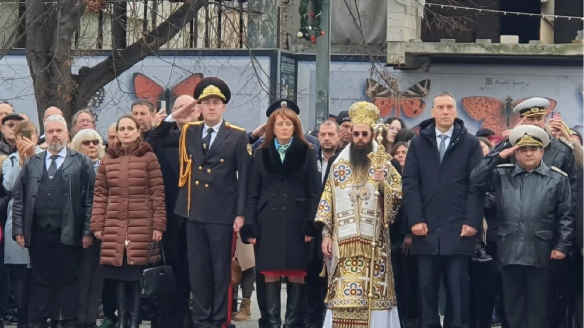 Приеха тържествено строя на Никулден в Бургас