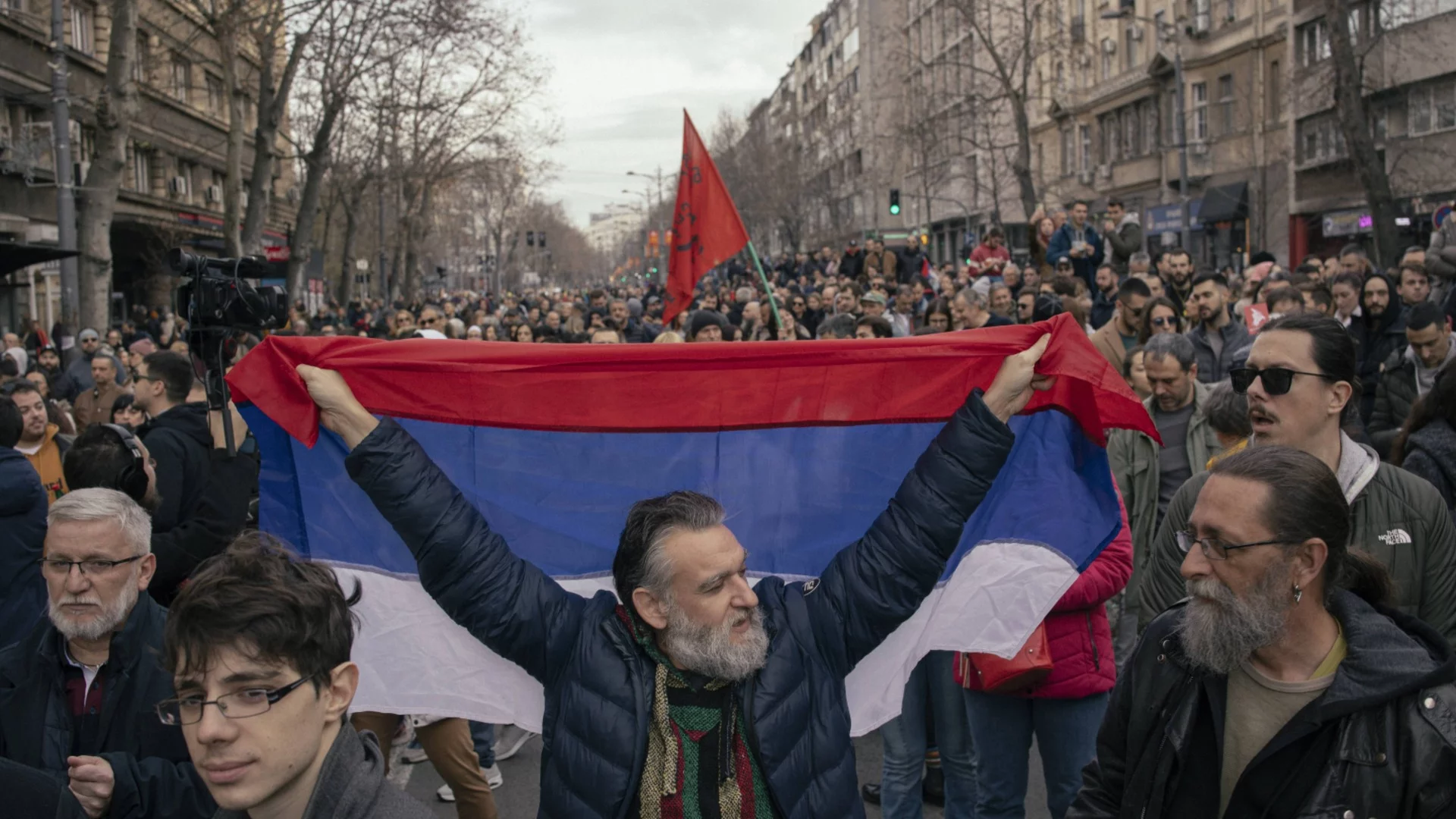 Студентите отново блокираха централни кръстовища в Белград