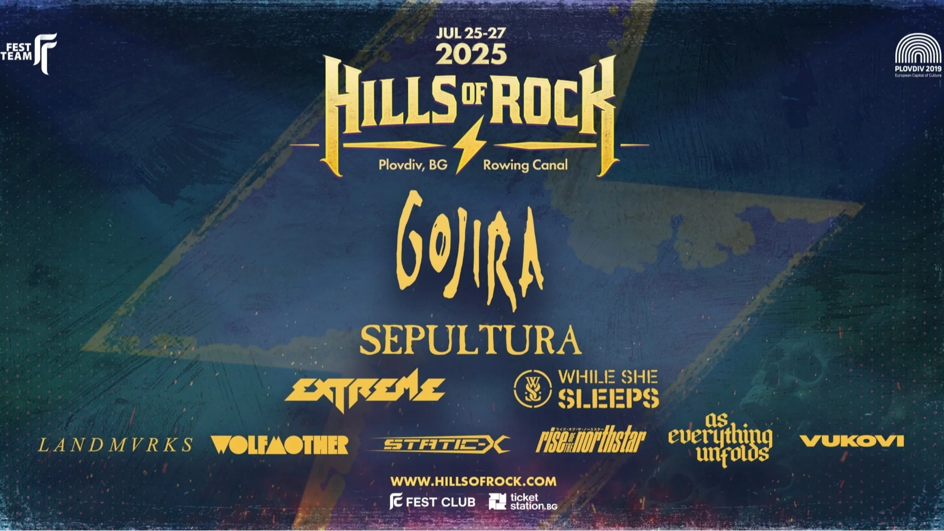 Extreme, Static-X и While She Sleeps се присъединяват към HILLS OF ROCK 2025