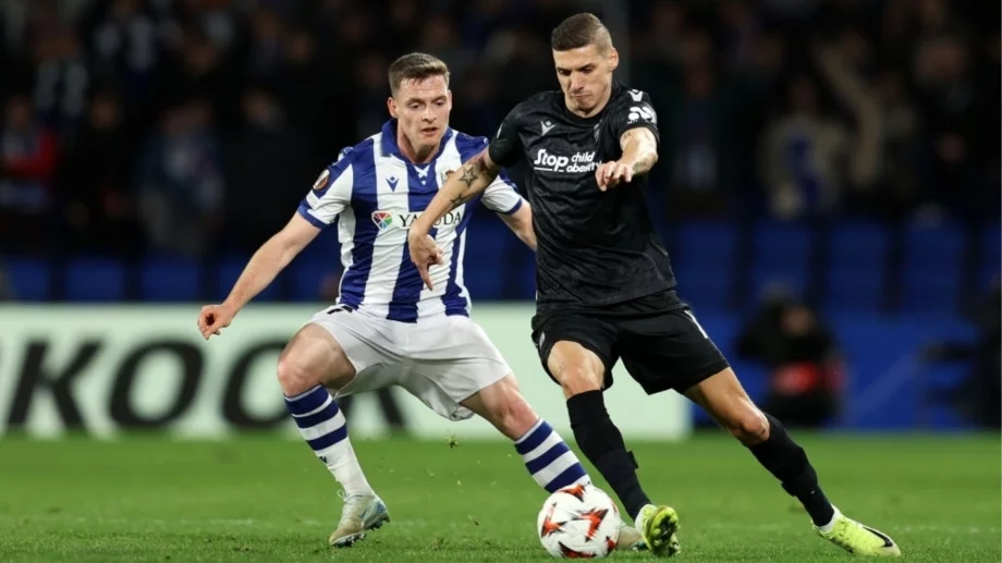 Млад исландец сложи край на пропадането за Реал Сосиедад с бой над ПАОК