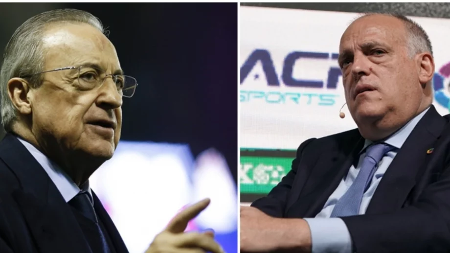 Президентът на Ла Лига атакува мощно Флорентино Перес: Иска да унищожи футбола!