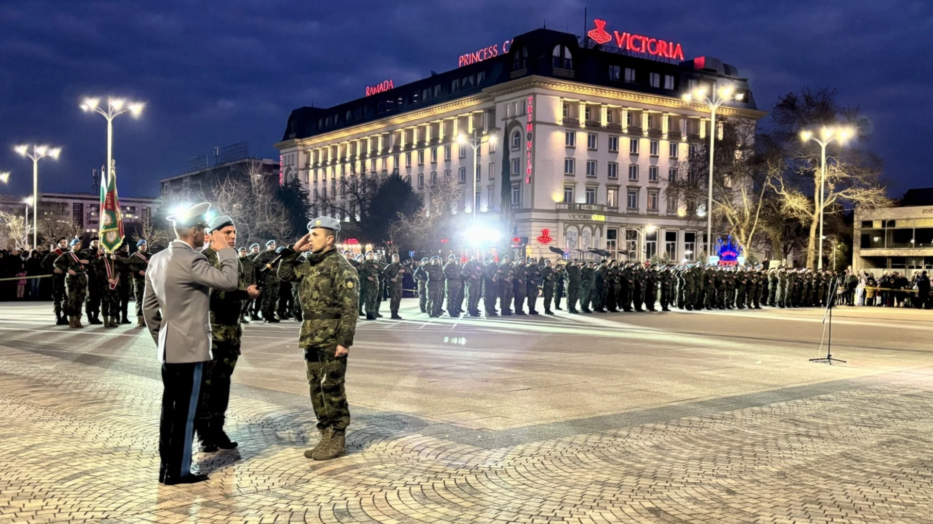 С тържествена заря-проверка приключиха честванията по случай 3 март в Пловдив