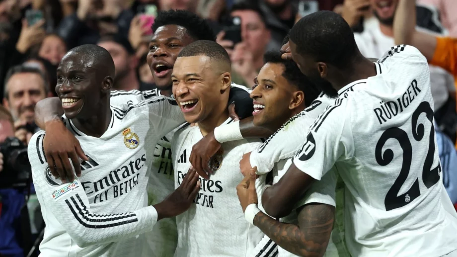 Килиан Мбапе и Винисиус вдъхновиха Реал Мадрид за много важен успех