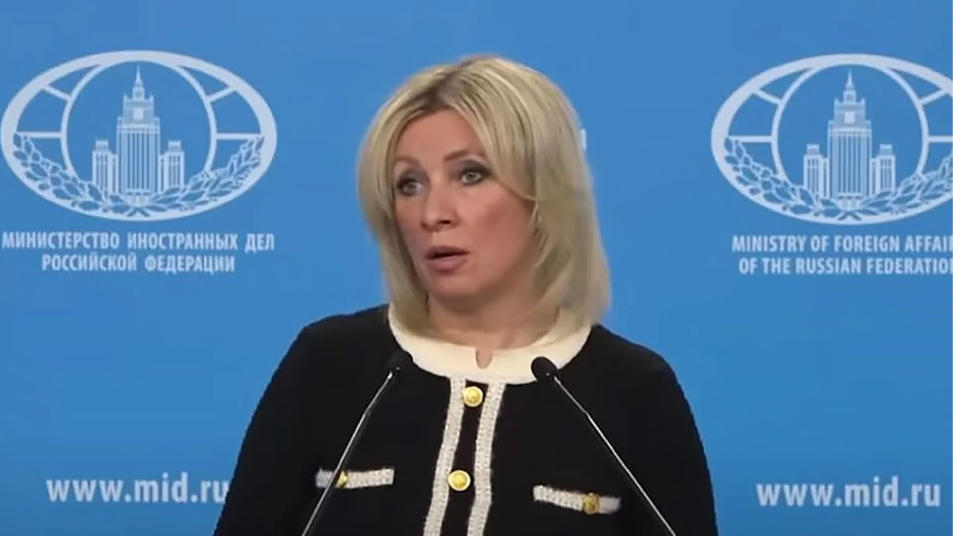 "Единствената пречка пред примирието е Киев": Захарова пак обвини Украйна