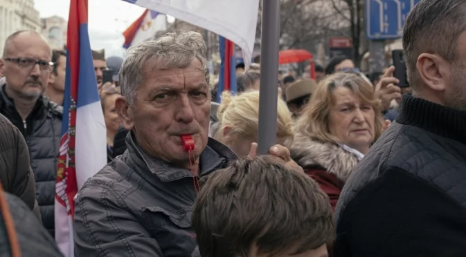 Пенсионерите в Сърбия излизат на протест