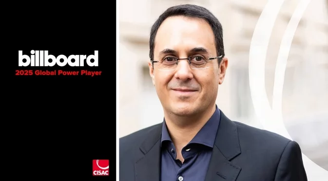 Billboard отличи изпълнителния директор на CISAC Гади Орон в класацията „Глобалните играчи“