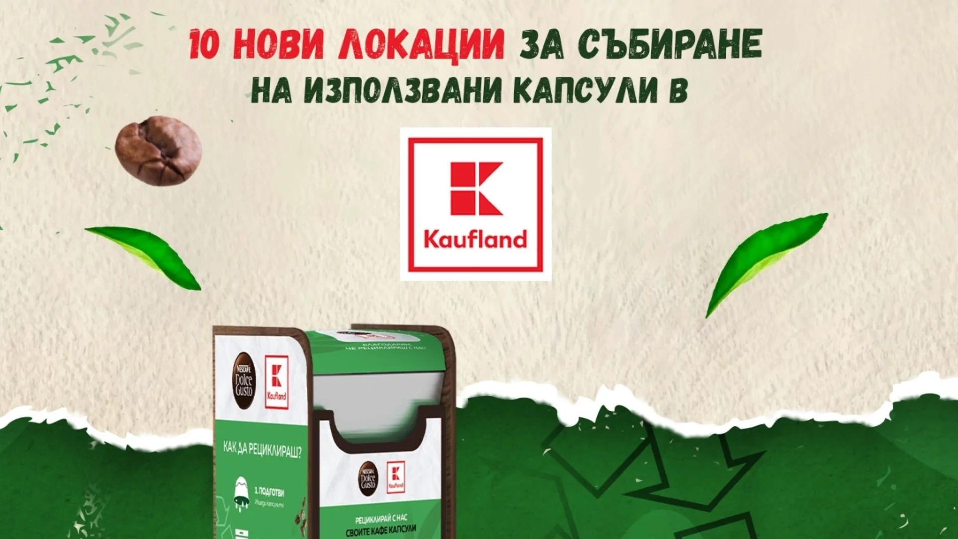 Клиентите на Kaufland върнаха над 294 000 кафе капсули за рециклиране