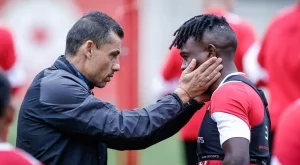 Много лошо: Най-добрият играч на ЦСКА се контузи в африканска контрола (ВИДЕО)