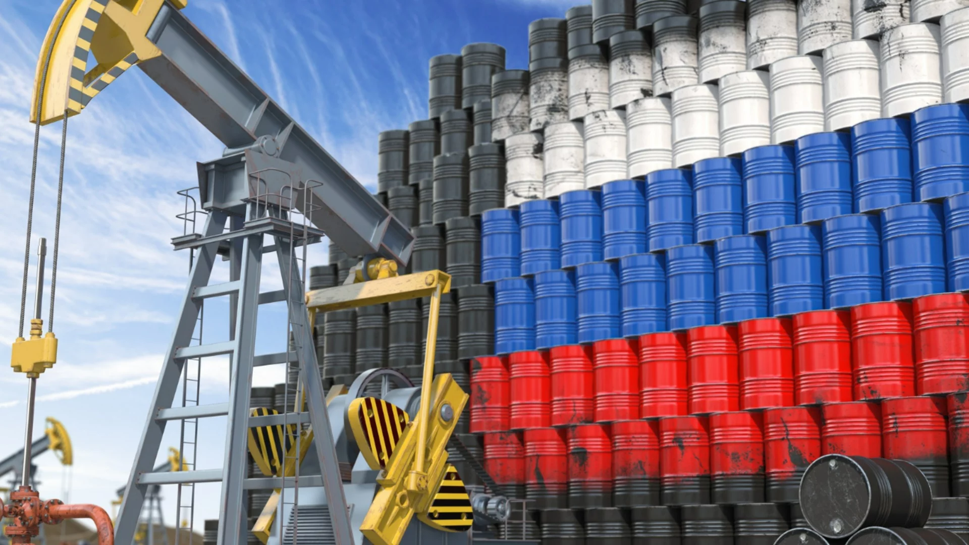 Приходите на Русия от петрол и газ се сринаха драстично