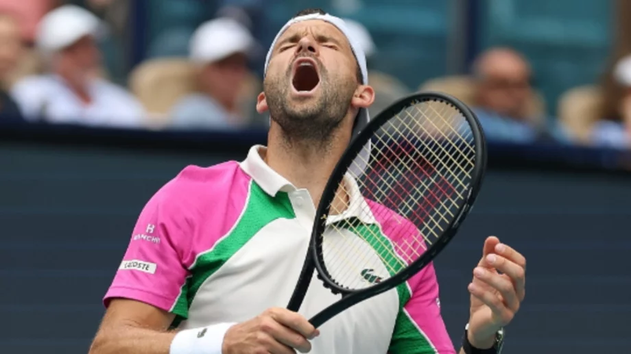 Ужасяващ малшанс: Григор Димитров изпуска перфектна възможност за трофей