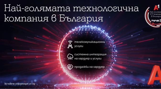 А1 е най-голямата технологична компания в страната