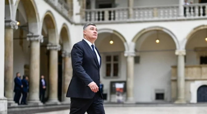 Заплашваше с бомба: Бивш генерал нахлу при президента на Хърватия