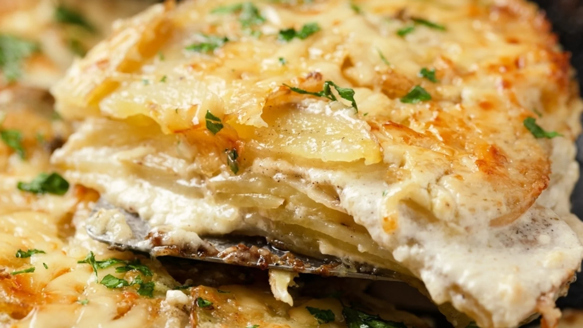 Печени картофи в кремообразен сос: Ще се влюбите във вкуса им