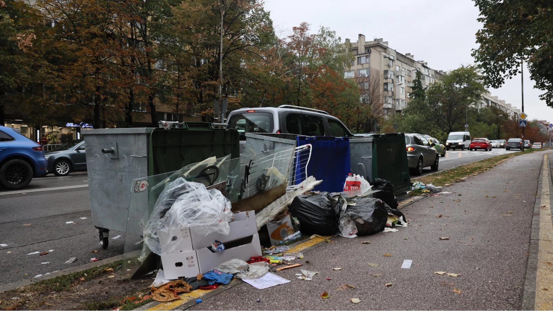 Здравната инспекция в София се сети за боклука