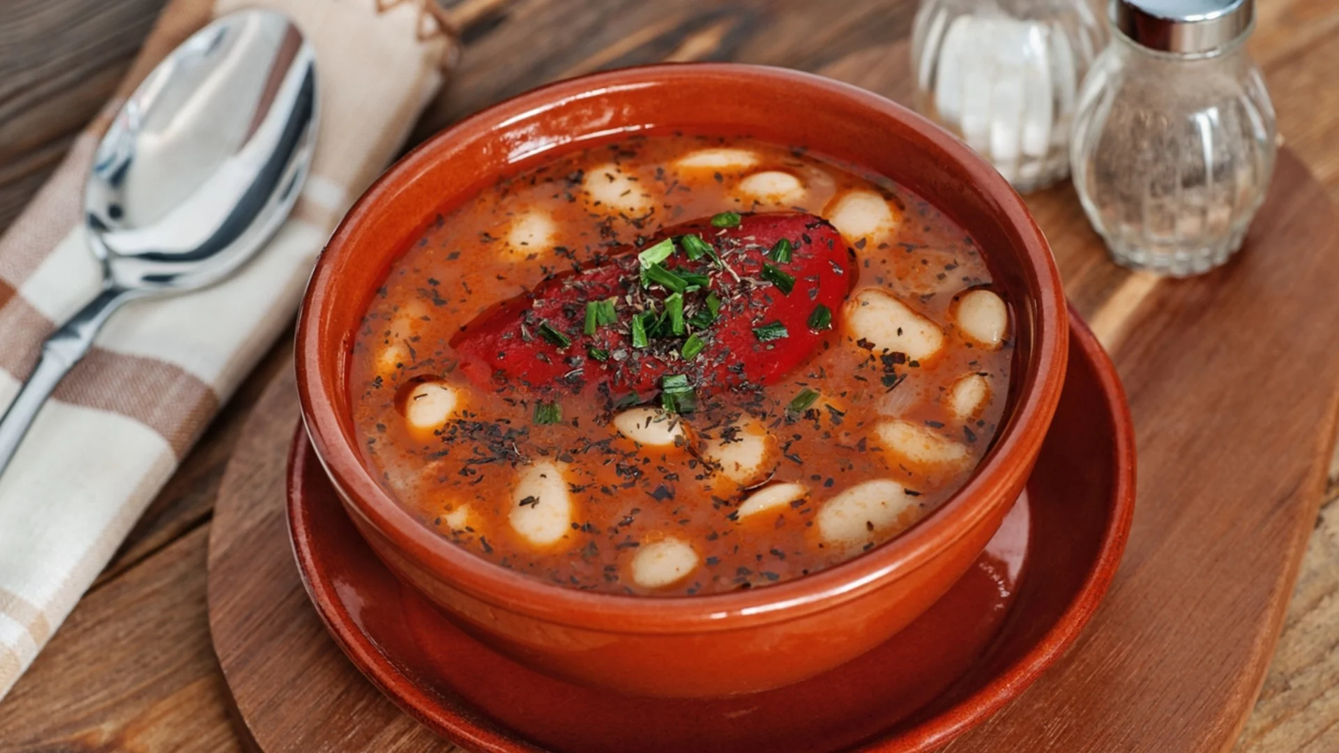 Тази бистра боб чорба си е страшна вкусотия