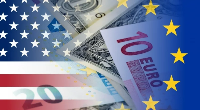Любопитен завой в курса на еврото към долара
