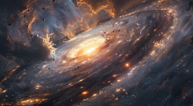 Впечатляващо: Наблюдаваха най-мощното избухване, идващо от свръхмасивна черна дупка