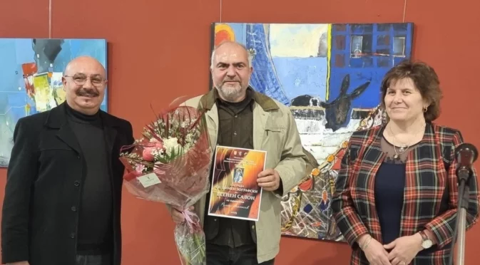 Художникът Румен Атанасов е носител на наградата „Свети Пимен Зограф“ за 2025 в Плевен