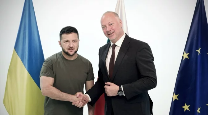 Зеленски след разговор с Желязков: България се интересува от сътрудничество с Украйна