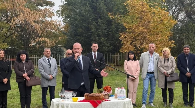 Иван Пешев даде старт на изграждането на нов спортен комплекс в община Пещера